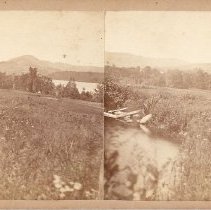 Brigham Stereoview - Second Family mill pond