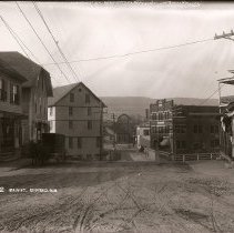 Photo of a postcard image on Main Street, Enfield, NH