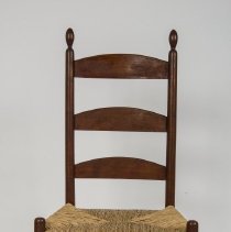 Enfield chair with rush seat and tilters