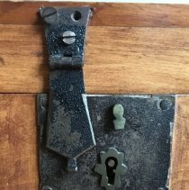 Detail of hasp and lock