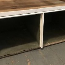 Lower box with 2 cupboards (doors not installed)