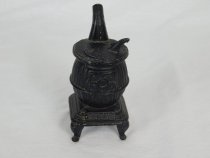 Full view toy pot bellied stove