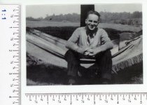 Allan Smith in hammock