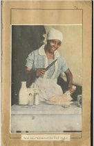 Scrapbook made from 1914 voters ledger