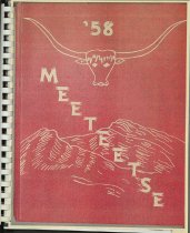 1958 Meeteetse Yearbook Photocopy