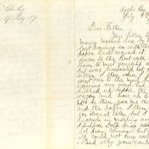 FX88-14-1-2 Chas DK Letter to Father Sol