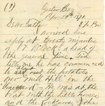 FX88-15-1-1 Robt T Letter to Father Sol