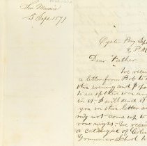 FX88-16-1-2 Maurice Letter to Father Sol T