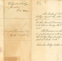 FX88-19-4 Columbia College Sol T Invite