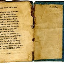 The Good Boy's Soliloquy; Containing, his Parents' Instructions, Relative t