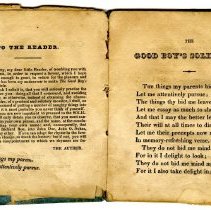 The Good Boy's Soliloquy; Containing, his Parents' Instructions, Relative t