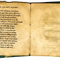 The Good Boy's Soliloquy; Containing, his Parents' Instructions, Relative t