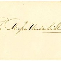 Calling cards and envelope