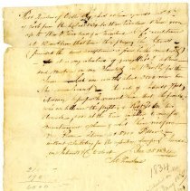 Memorandum respecting William Townsend