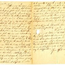 Letter from Peter S. Townsend to his brothers