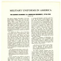 Military Uniforms in America: The Queens Rangers (1st American Regiment) 1778-1783