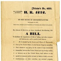 House of Representatives Bill