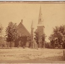 Presbyterian Church (third building), Lawrence Ave & Main St.