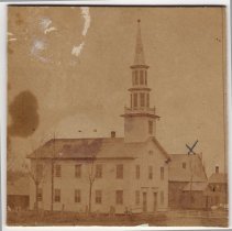 Universalist Church, Elm & Park St., wood building