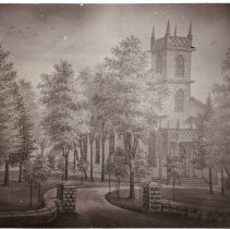 Trinity Episcopal Church, from Everts, c. 1835