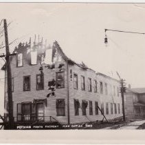 Potsdam Pants Factory after fire