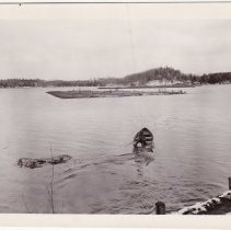Floating island, Higley Pond, c.1942-43