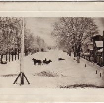 Elm St.,winter, sleigh, restaurant