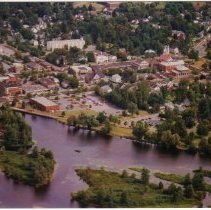 Aerial view of Potsdam village,  Aug. 2002