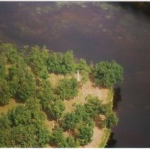aerial views of Potsdam village, Bayside cemetary. Aug 2002