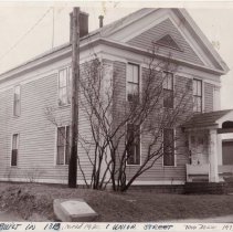 Sewell Raymond house,plaque marking site of St. Law. Academy's 1st building