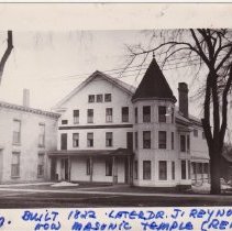 Dr. Jesse Reynold house, 4 Elm St., later Masonic Temple