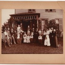 Sisson family, 1863. (With letter)