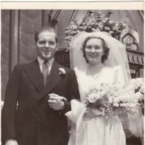 Morton Winter & Dorothy Irwin, 1941 wedding.