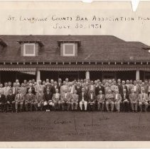 St. Lawrence Co. Bar Association picnic, 1931