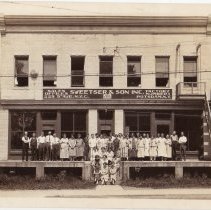 Sweetser Shirt Factory, Fall Island, with workers.