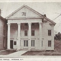 Masonic Temple Bw-front