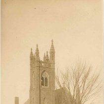 St Mary's Church Vertical Sepia-front