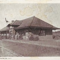 Train Depot Bw-front