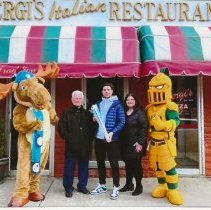 Sergi & Spagnolo Family with Mascots