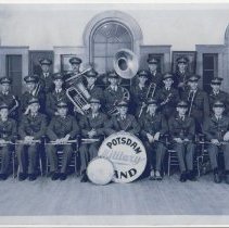Potsdam Military Band Inside Fire Station