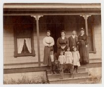 Employees (and students?) at the Round Valley Indian Reservation Boarding School.