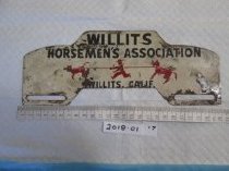 Topper, License Plate