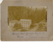 "Orr's Hot Springs May 27, 93' Burned at 4 o'clock in the morning"