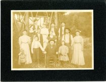 Dearborn and McCormack families at Melbourne (6 miles W of Comptche) summer house.