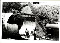 Flynn Creek Road culvert constructed at Main N. Fork Albion River.