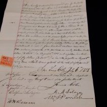 Bill of Sale- for the San Luis Mills