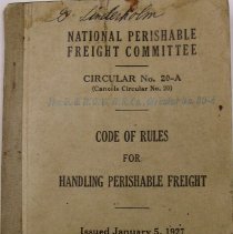 Code of Rules for Handling Perishible Freight