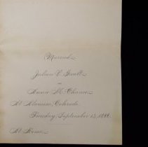 Announcement, Wedding