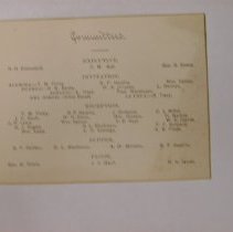 Card, Orgaization Invitation