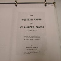 The Western Trend of My Pioneer Family 1848-1968
The Adventures & Accomplishments of One of Colorado's Earliest Pioneers My Father, Edward D. Sommers.